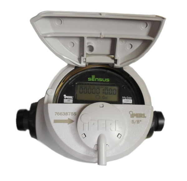 how to read a sensus 5 8 water meter